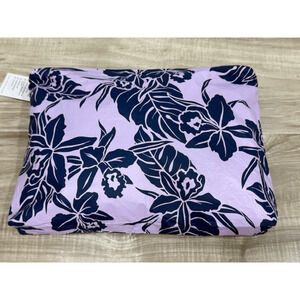NWT Aloha Collection Mid Tutu INV Lilac/Navy Travel/Cosmetic/Utility Pouch